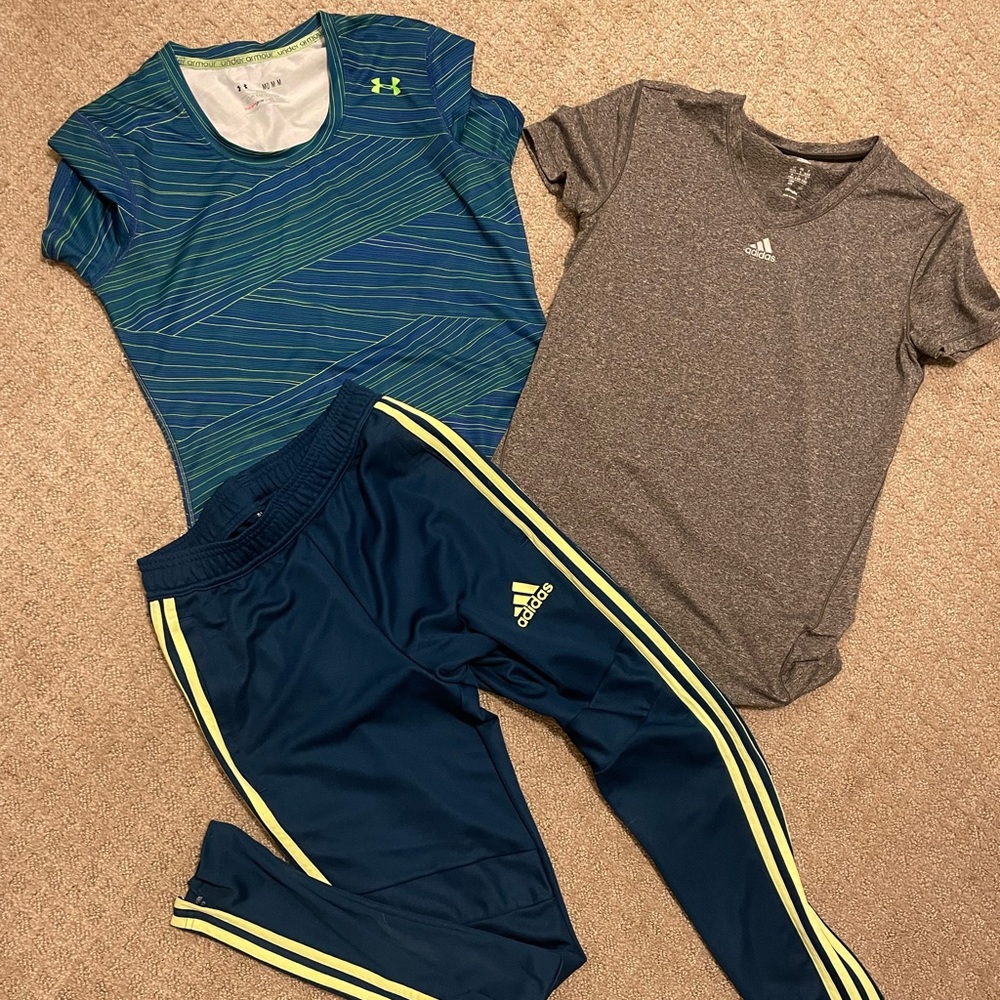 Adidas/Under Armour active wear